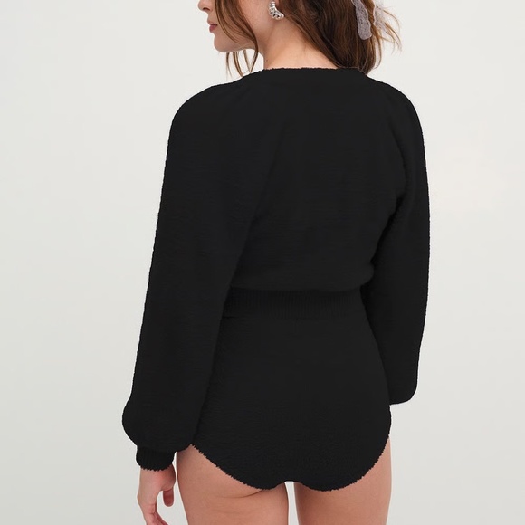 For Love & Lemons Fiona Cardigan Black XL NEW - Picture 2 of 2